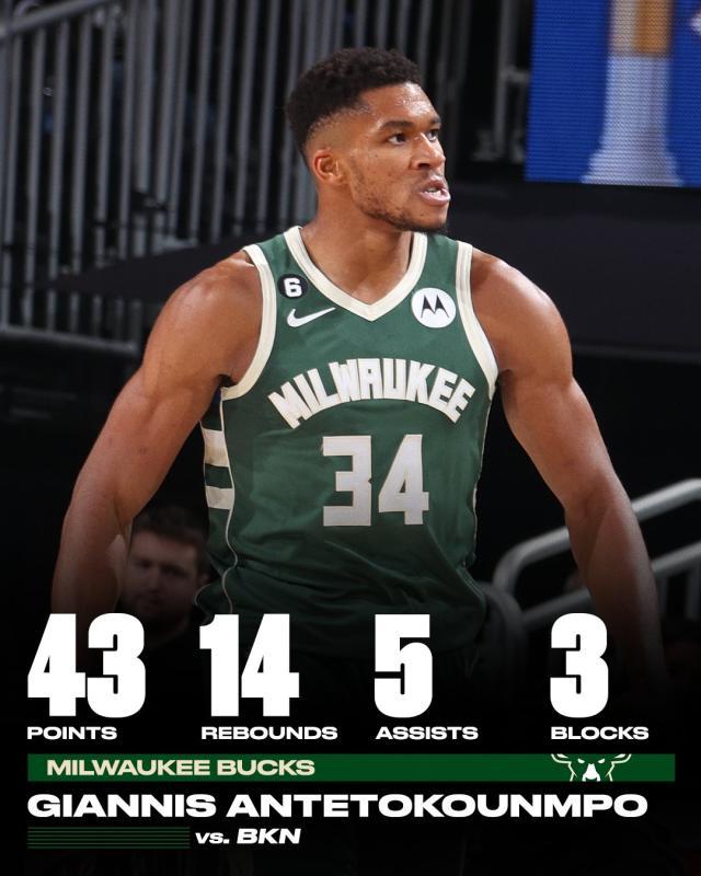 新爱体育直播-篮网拥有反字母装甲？希腊怪物爆砍43+14统治比赛